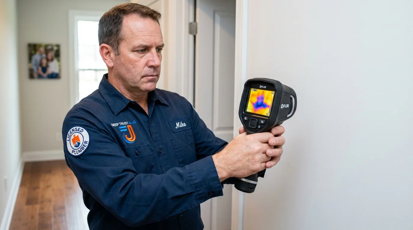 Thermal imaging leak detection by Johns Plumbing LLC in Keystone Heights
